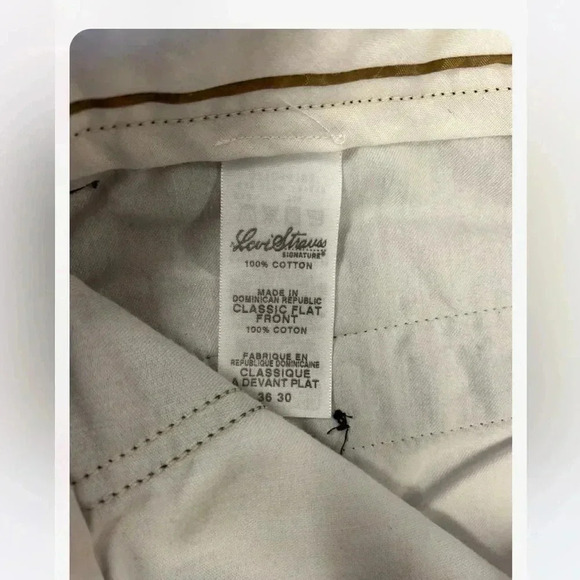 Levi’s Khakis Classic Fit Black Pants Size 36 - Picture 8 of 9